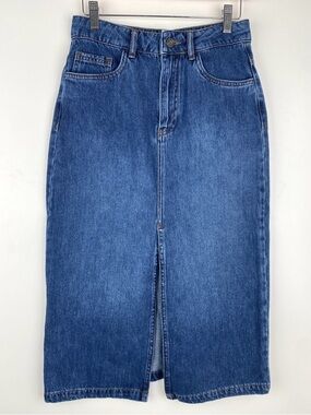 Vanessa Bruno Denim Midi Length Skirt